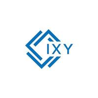 ixy lettre logo conception sur blanc Contexte. ixy Créatif cercle lettre logo concept. ixy lettre conception. vecteur