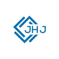 jhj lettre logo conception sur blanc Contexte. jhj Créatif cercle lettre logo concept. jhj lettre conception. vecteur
