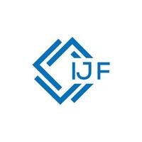 ijf lettre logo conception sur blanc Contexte. ijf Créatif cercle lettre logo concept. ijf lettre conception. vecteur