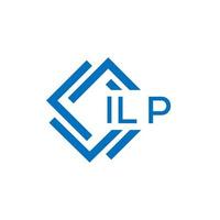 ilp lettre logo conception sur blanc Contexte. ilp Créatif cercle lettre logo concept. ilp lettre conception. vecteur