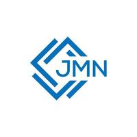 jmn lettre logo conception sur blanc Contexte. jmn Créatif cercle lettre logo concept. jmn lettre conception. vecteur