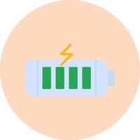 icône de vecteur de batterie pleine