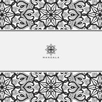 mandala de fleurs. éléments décoratifs vintage. motif oriental, illustration vectorielle. vecteur