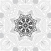 mandala de fleurs. éléments décoratifs vintage. motif oriental, illustration vectorielle. vecteur