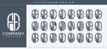 abstrait tube lettre F logo conception. moderne ligne capsule ff F lettre logo vecteur modèle.