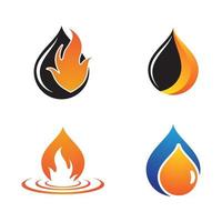 images du logo du pétrole et du gaz vecteur