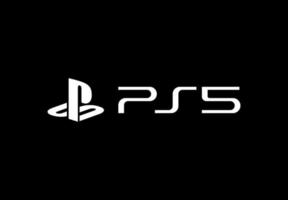 station de jeu, ps5, ps4 logo gratuit vecteur