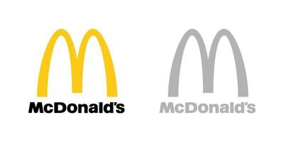 mcDonalds logo vecteur, mcdonald icône gratuit vecteur