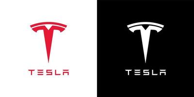 tesla logo vecteur, tesla icône transparent png vecteur