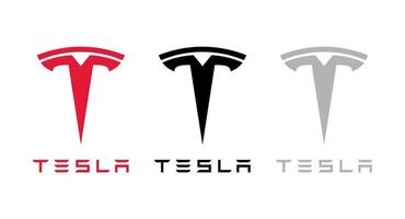 tesla logo vecteur, tesla icône transparent png vecteur