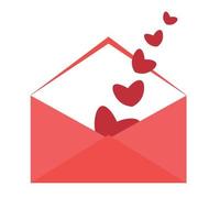 le vecteur de le la Saint-Valentin journée série, le vecteur de le lettre cette Publié l'amour. génial pour célébrer la Saint-Valentin journée avec aimé ceux.