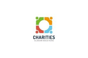 Logo de charités colorées