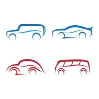 illustration d'images de logo de voiture vecteur