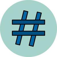 icône de vecteur de hashtag