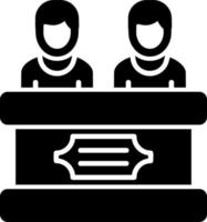 icône de vecteur de jury