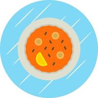 conception d'icône de vecteur de paella