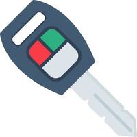 icône de vecteur de clé de voiture