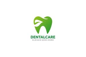 Logo de soins dentaires vecteur