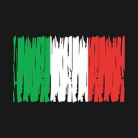 vecteur de drapeau italien