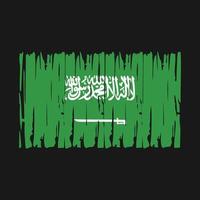 vecteur de drapeau d'arabie saoudite