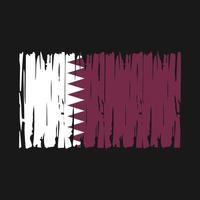 vecteur de drapeau du Qatar