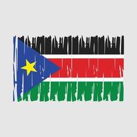 vecteur de drapeau du soudan du sud