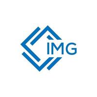 img lettre logo conception sur blanc Contexte. img Créatif cercle lettre logo concept. img lettre conception. vecteur