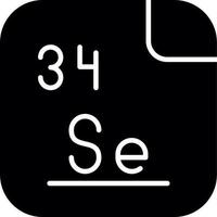 sélénium vecteur icône