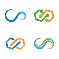 images du logo infini vecteur