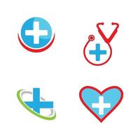 images de logo de soins médicaux vecteur