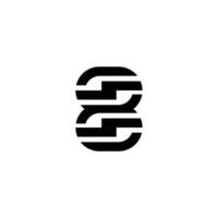 impression abstrait b initiale logo vecteur