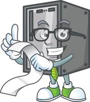 CPU mascotte icône conception vecteur