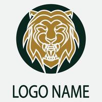 icône de vecteur de modèle de logo de lion