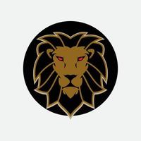 icône de vecteur de modèle de logo de lion