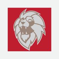 icône de vecteur de modèle de logo de lion