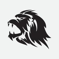 icône de vecteur de modèle de logo de lion