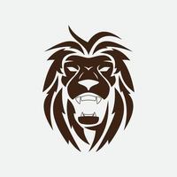 icône de vecteur de modèle de logo de lion