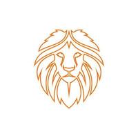 icône de vecteur de modèle de logo de lion