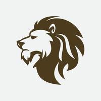 icône de vecteur de modèle de logo de lion