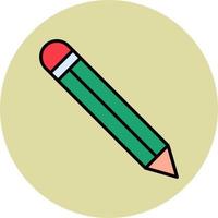 icône de vecteur de crayon