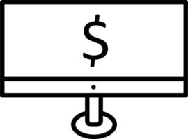 icône de vecteur d'analyse d'argent