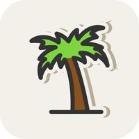 conception d'icône vecteur arbre de dubaï