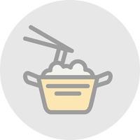 conception d'icône de vecteur de cuisine japonaise