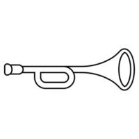 trompette logo illustration vecteur
