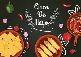 conception de vecteur de cinco de mayo