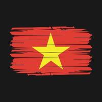 vecteur de brosse drapeau vietnam