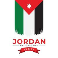 Jordan indépendance journée conception modèle vecteur
