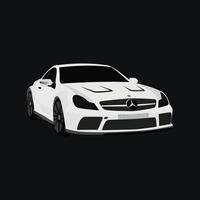 mercedes sl65 amg vecteur