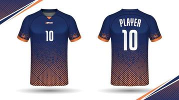 conception de maillot de football pour la sublimation, conception de t-shirt de sport vecteur