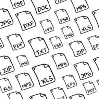 main tiré fichier les types sans couture modèle vecteur